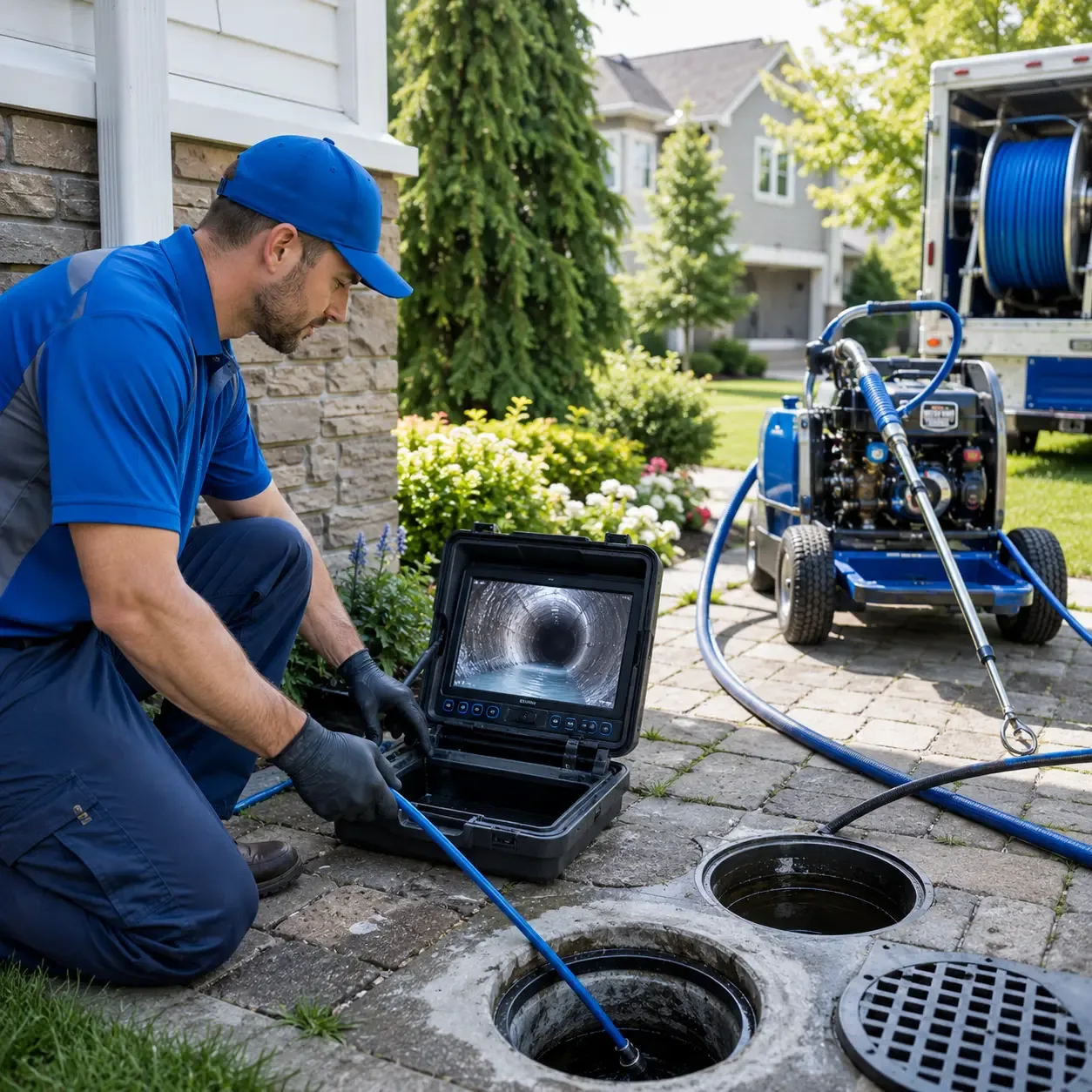 Outdoor drain cleaning professionals serving Drake, CO