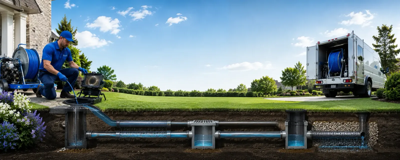 Outdoor drain cleaning information for Drake, CO